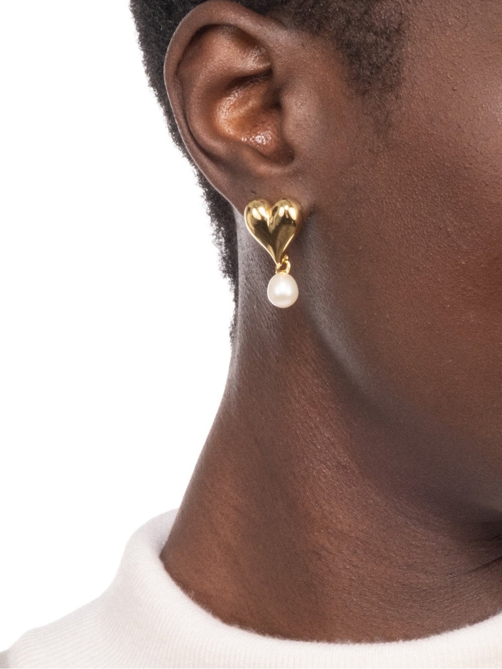 Alexis Bittar Perla Puffy Heart Drop Earrings